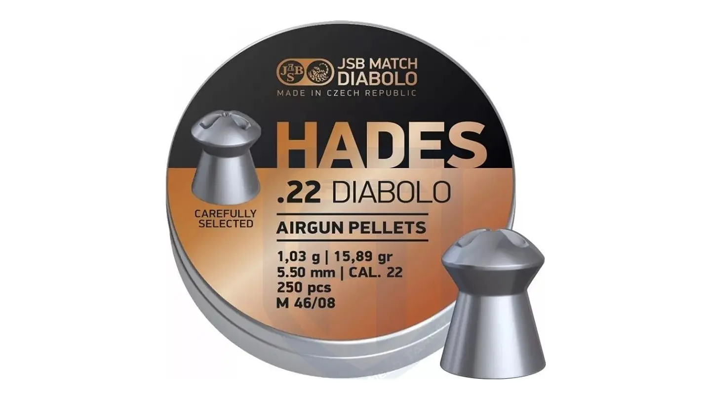 JSB HADES .22 / 15.89 / LATA 250 1