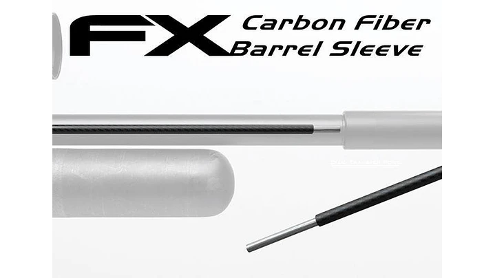 Funda  fibra de carbono  para Cañon  FX  Cal .30 / 700mm 2