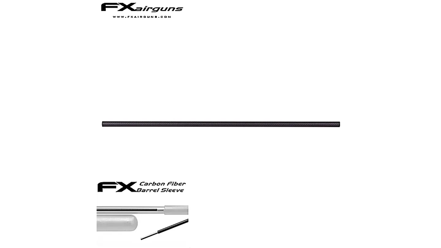Funda  fibra de carbono  para Cañon  FX  Cal .30 / 700mm 3