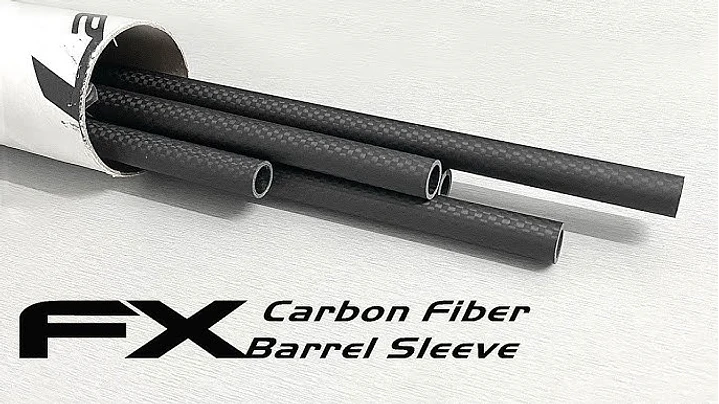 Funda  fibra de carbono  para Cañon  FX  Cal .30 / 700mm 4