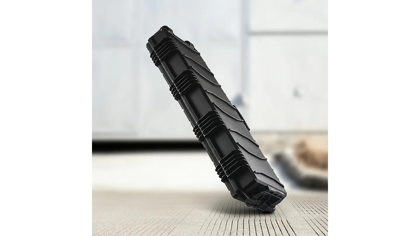 Maleta Para Rifle Con Ruedas Negro 1000*350*140 Mm 3