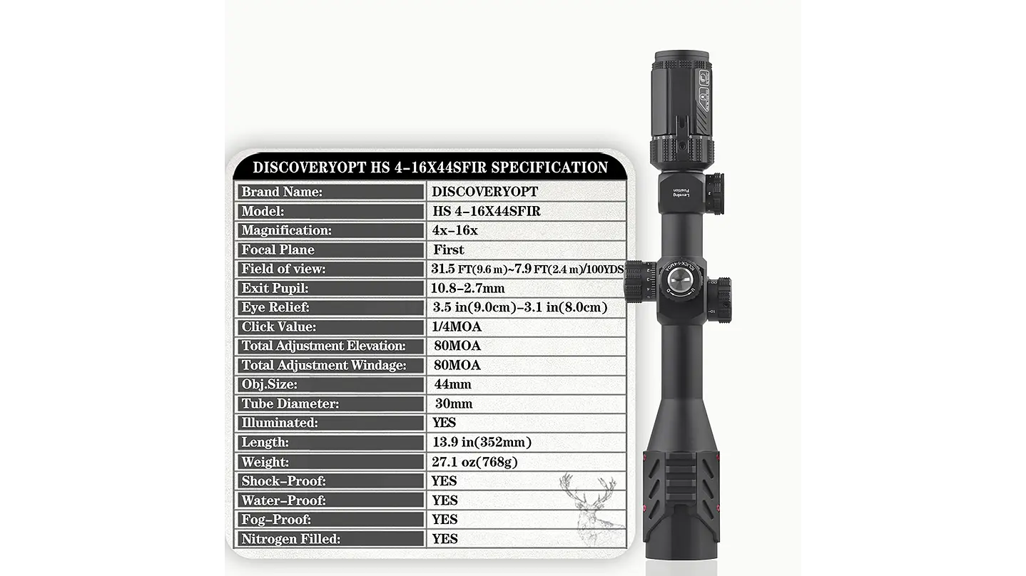 DISCOVERY  HS 4-16*44 SFIR FFP 2