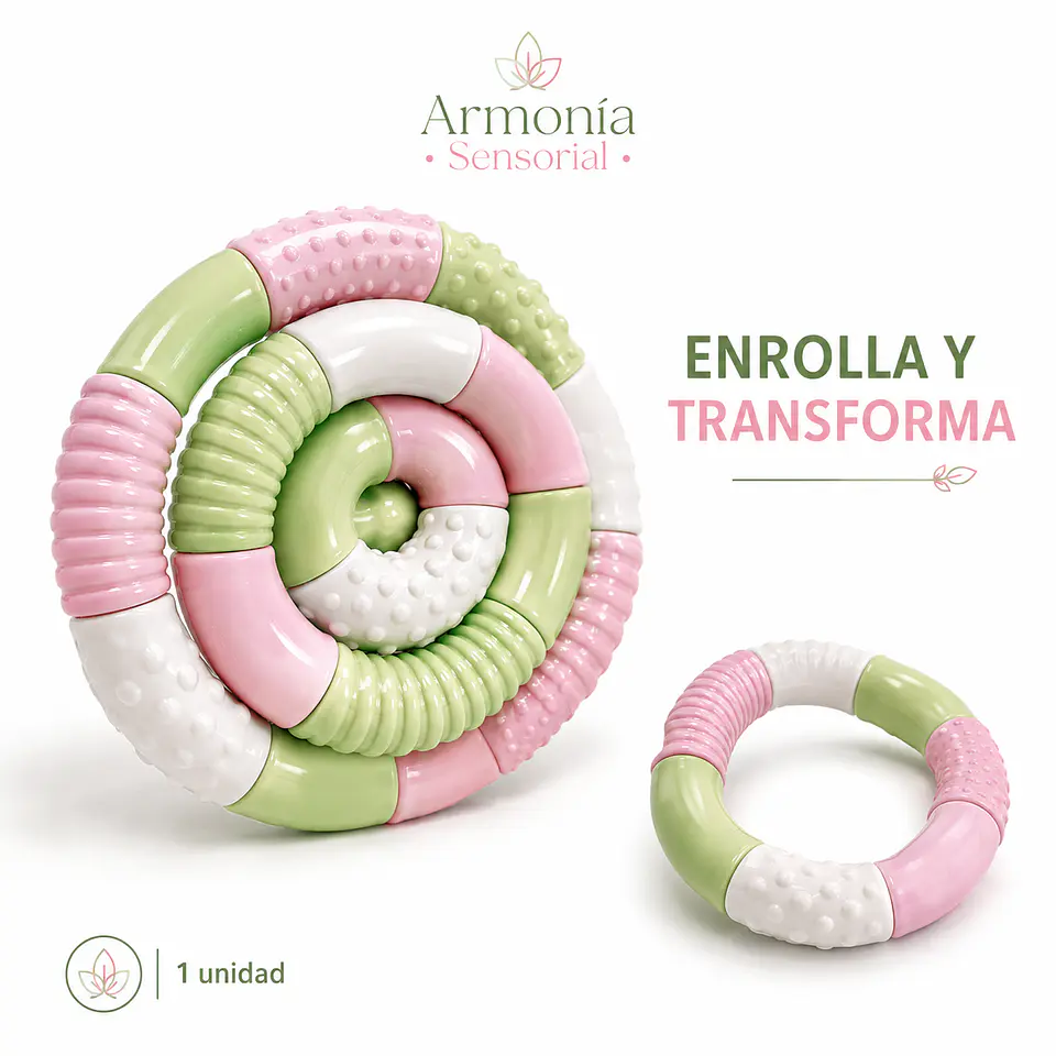 Tangle Sensorial Articulado – Fidget Flexible Giratorio 5