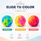 Pack de 2 Pelotas Sensoriales Arcoíris Rebotadoras - Miniatura 2