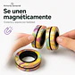 Set de 3 Anillos Magnéticos Fidget Arcoíris - Miniatura 3