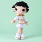 Muñeca K-Pop Cabello Negro – Tejida a Mano - Miniatura 2