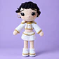 Muñeca K-Pop Cabello Negro – Tejida a Mano - Miniatura 3
