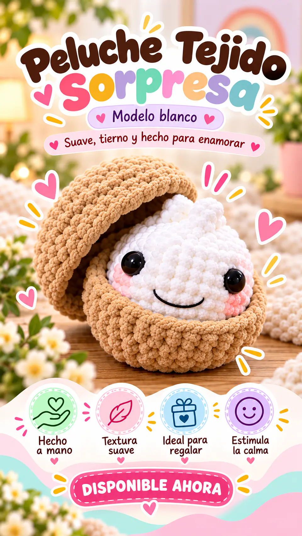 Peluchito Sorpresa Tejido a Mano – 5 Diseños 1