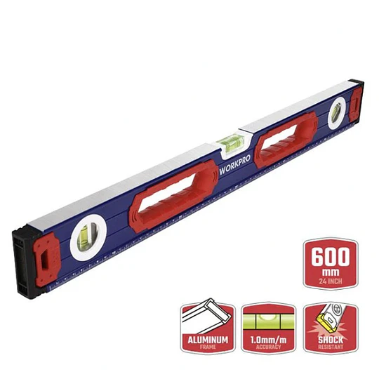 NIVEL ALUMINIO MAGNETICO 600MM WORKPRO