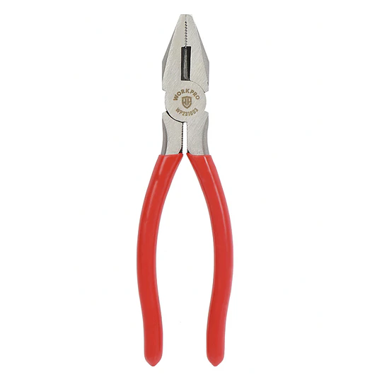 ALICATE UNIVERSAL 6 PULG ROJO WORKPRO