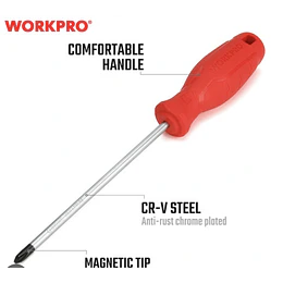 DESTORNILLADOR PH2X100MM ROJO WORKPRO