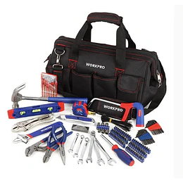 SET HERRAMIENTAS BOLSO 156 PCS WORKPRO