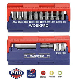 JUEGO PUNTAS DESTORNILLADOR 13PCS WORKPRO