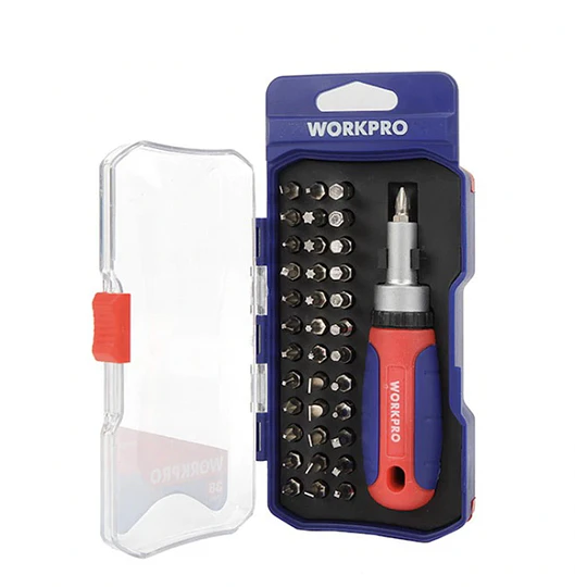 SET PUNTAS MAGNETICAS CON CHICHARRA 38PCS WORKPRO