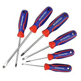 SET DESTORNILLADORES 6PCS WORKPRO