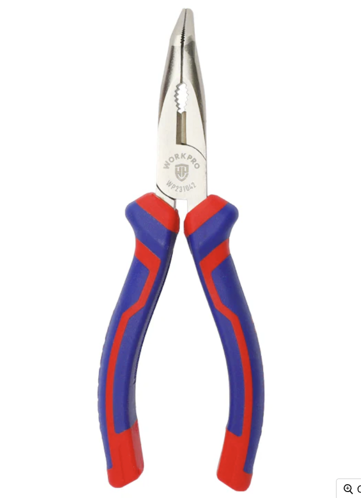 ALICATE PUNTA CURVA 6 PULG WORKPRO