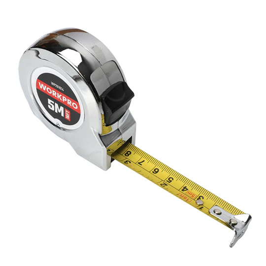 HUINCHA 5MTS CROMADA WORKPRO
