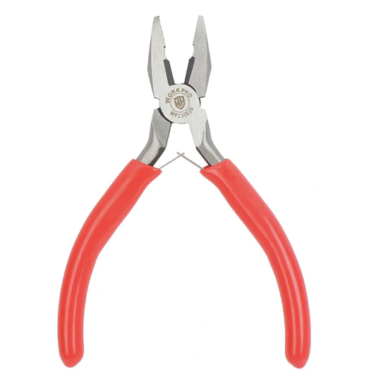 ALICATE UNIVERSAL MINI ROJO WORKPRO