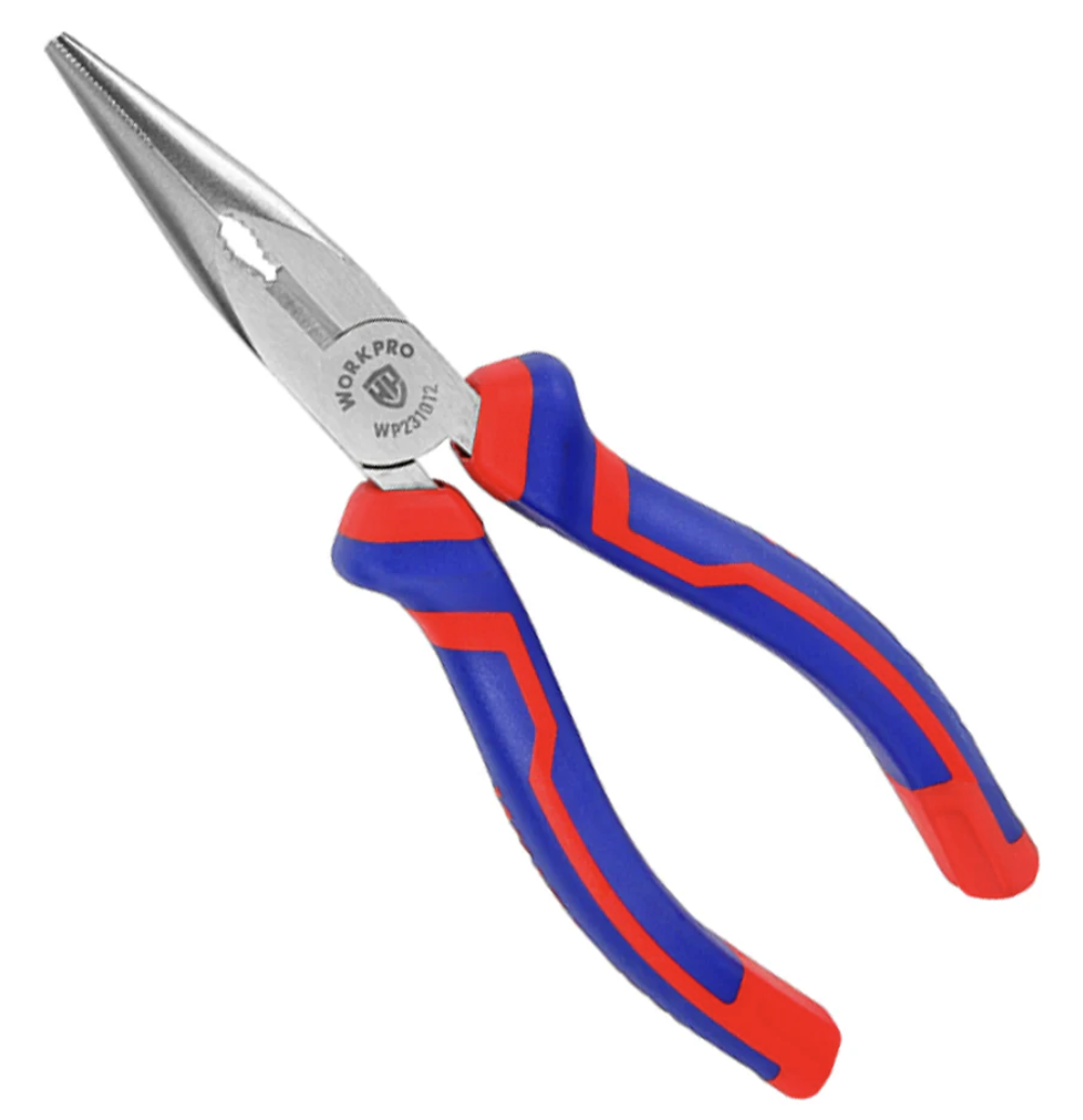 ALICATE PUNTA 6 PULG MANGO GOMA WORKPRO