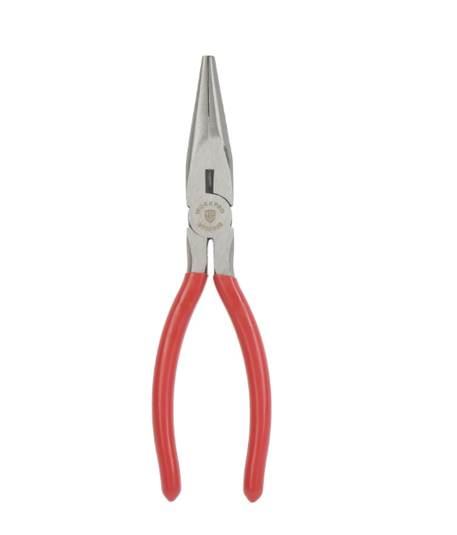 ALICATE PUNTA LARGA 6 PULG ROJO WORKPRO