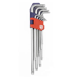 SET LLAVES LARGO TORX 9PCS WORKPRO