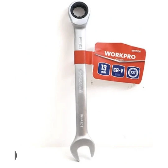 LLAVE PUNTA CORONA C/CHICHARRA 19MM WORKPRO