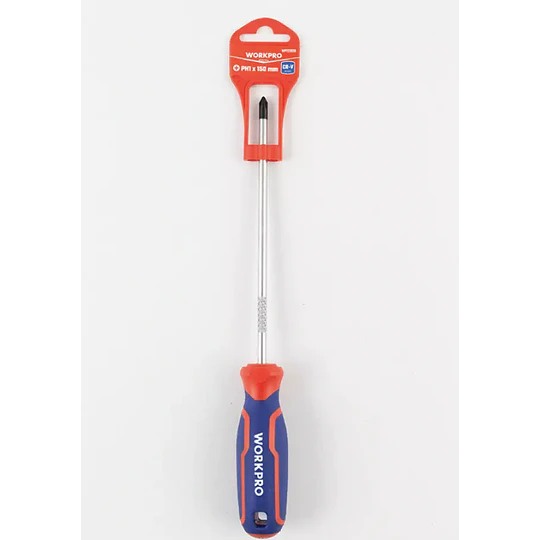 DESTORNILLADOR PH1X150MM TRICOLOR WORKPRO
