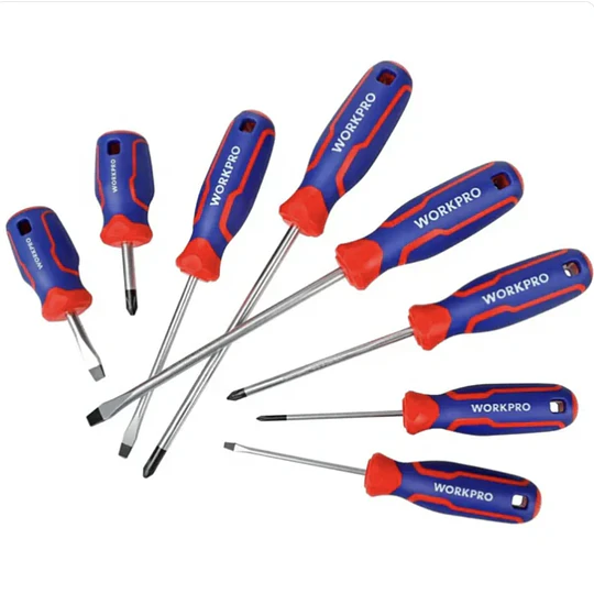 SET DESTORNILLADOR 8 PCS WORKPRO