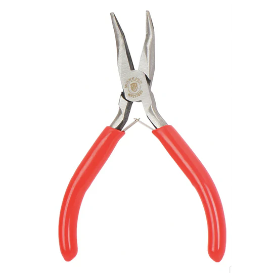 ALICATE MINI PUNTA CURVO ROJO WORKPRO