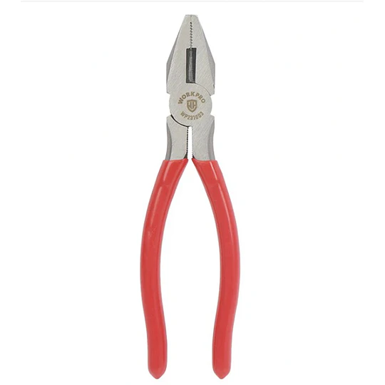 ALICATE UNIVERSAL 8 PULG ROJO WORKPRO