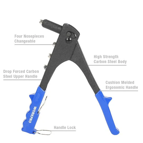 REMACHADORA 10 PULG MANGO ERGONOMICO WORKPRO