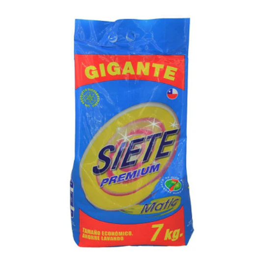 DETERGENTE POLVO 7KG SIETE