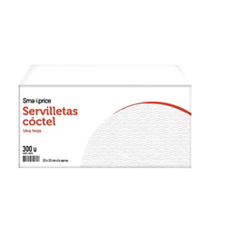SERVILLETA COCKTAIL 300UN SMART PRICE