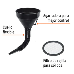 EMBUDO PLASTICO 145MM WOKIN / TRUPER
