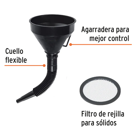 EMBUDO PLASTICO 145MM WOKIN / TRUPER
