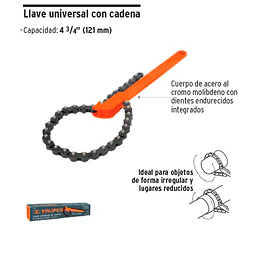 LLAVE UNIVERSAL CON CADENA 300 MM LLC-801 TRUPER