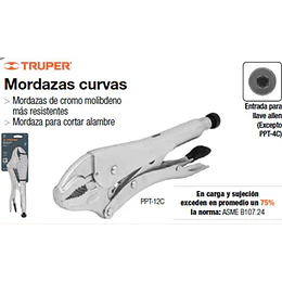 CAIMAN MORDAZA CURVA 10 # PPT-10C TRUPER