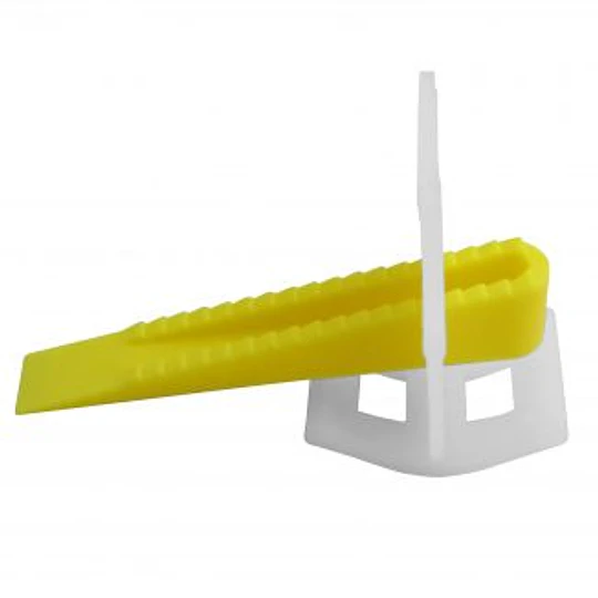 ESPACIADOR CERAMICA LASH NIVEL AMARILLO BOLSA 100 UNI SN-CU16