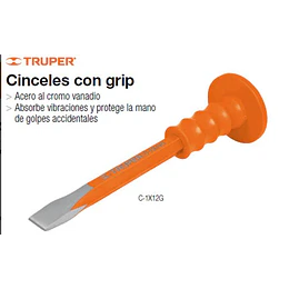 CINCEL TRUPER CON GRIP 3/4X12PULG # C-3/4X12G