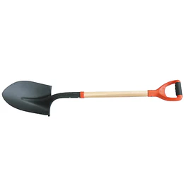 PALA PUNTA HUEVO CHICA MANGO MADERA GRIP 71319 ARTEMAT