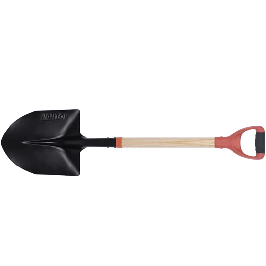 PALA PUNTA HUEVO GRANDE MANGO MADERA GRIP 71320 ARTEMAT