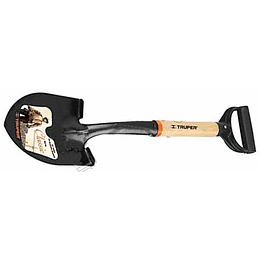 PALA TRUPER CAJUELERA REDONDA M/MADERA PUNO Y # TR-BY