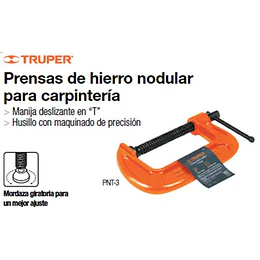 PRENSA CARPINTERO TRUPER C - 6PULG # PNT-6