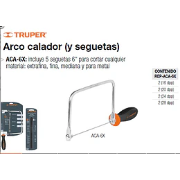 ARCO SIERRA TRUPER CALAR 6 # ACA-6X  C/5 SIERRAS