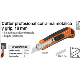 CUCHILLO CARTONAJE TRUPER 6PULG  # CUT-6X