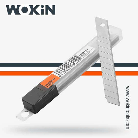 HOJAS CORTA 9X80M 10PC WOKIN