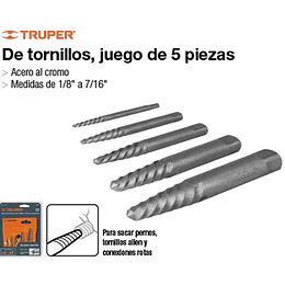 EXTRACTOR PERNO TRUPER JGO. 5 PZ  # EXT-5