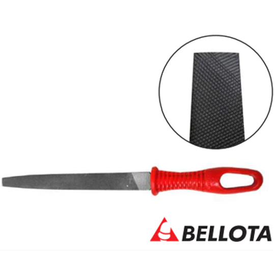 LIMA PLANA BASTARDA 8 PULGADAS BELLOTA/RAYUN