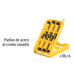 ATORNILLADOR JOYER 6PZS PRETUL