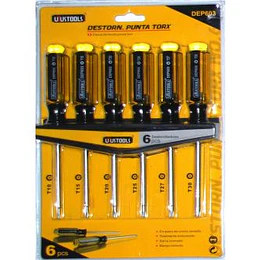 DESTORNILLADOR PUNTA TORX 6PCS UYUSTOOLS
